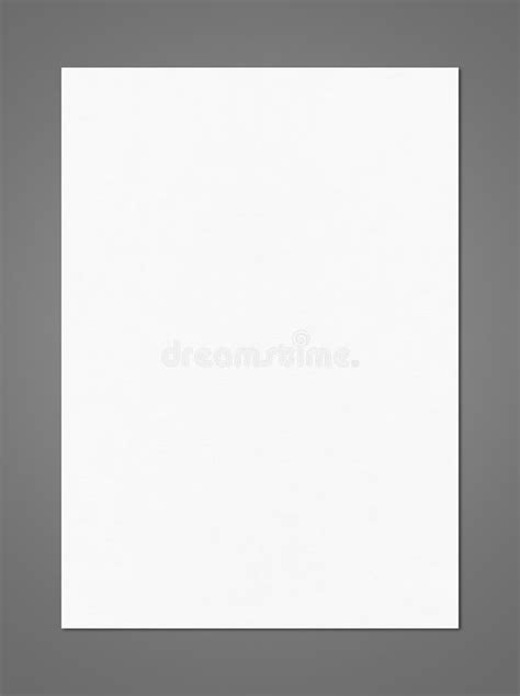 Blank White A4 Paper Sheet Mockup Template Stock Image Image Of Empty