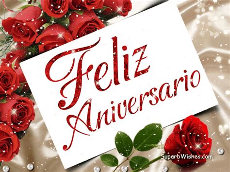 Feliz Aniversario Con Rosas Rojas Superbwishes