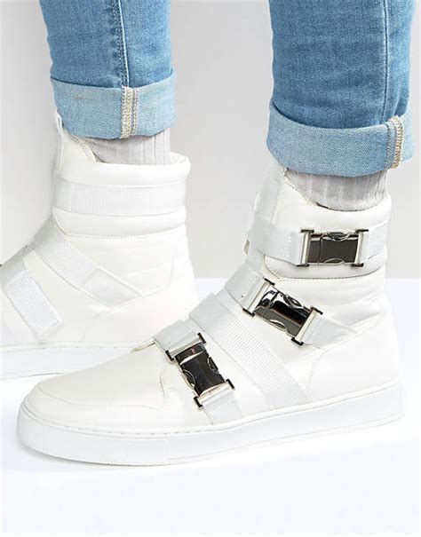 High Top Sneakers With Straps Store