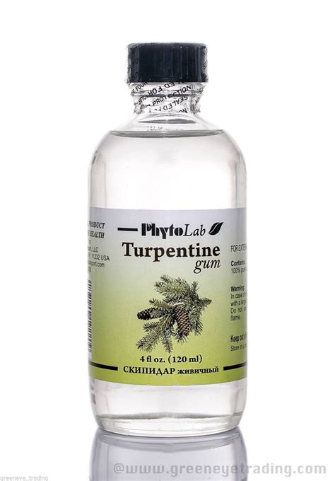 4 Oz 100 Pure Gum Spirits Of Turpentine