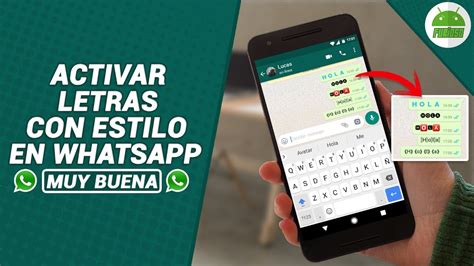 Activar Letras De Colores Y Perzonalizadas En Whatsapp Youtube