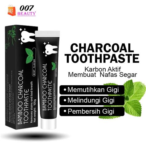 Jual Bamboo Charcoal Toothpaste Pasta Gigi Pemutih Charcoal