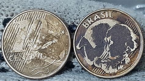 SORTUDO VOCÊ ENCONTROU ESSA MOEDA VALIOSA 10 CENTAVOS ANO 2009 OLHA O