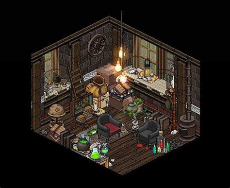 Rustic Vintage Habbo Living Room Habbo Habblet Habbo Pixel