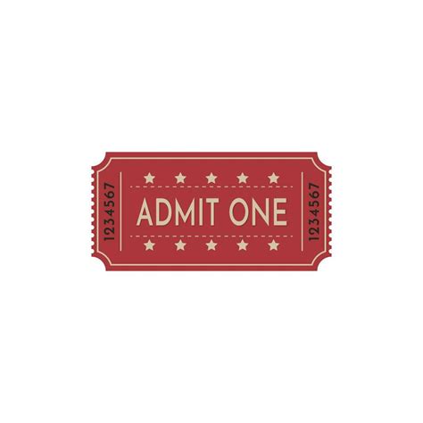 Admit One Ticket Vector Design Logo Template 29258971 Vector Art At Vecteezy