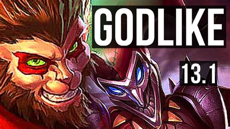 WUKONG Vs SHACO JNG 7 0 6 Godlike 300 Games EUW Master 13 1