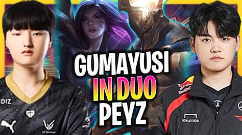 T1 Gumayusi Duo Gen Peyz T1 Gumayusi Plays Pantheon Support Vs Senna