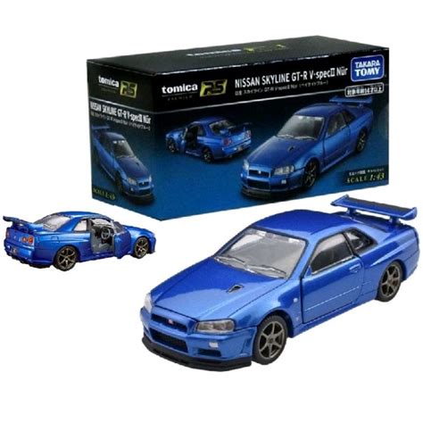 Tomica Premium RS Nissan Skyline GT R V SPEC II Nur Original TAKARA