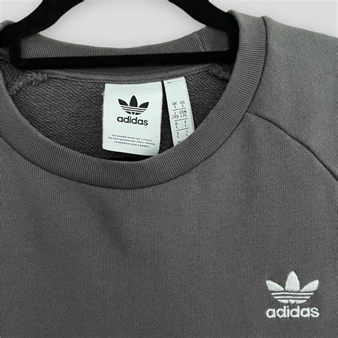 Vintage Grey Adidas Sweatshirt Great Depop