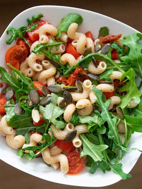 Nudelsalat Mit Getrockneten Tomaten Einfach Vegan Lecker