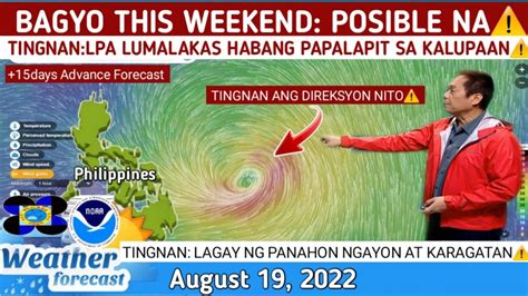 Lpa Lumakas Maging Bagyo Maglandfall Tingnanweather Update Today