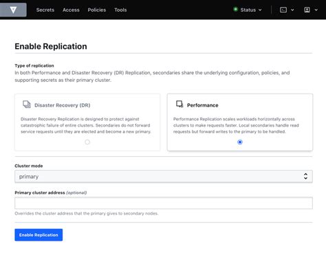 Setting Up Performance Replication Vault Hashicorp Developer