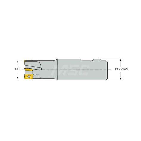 Iscar Indexable Square Shoulder End Mill Kithm E Ad C Mm