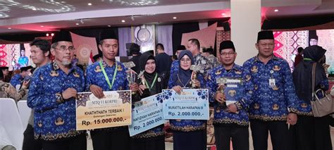 Kontingan Kaltim Juara Mtq Korpi Tingkat Nasional Cabang Kaligrafi