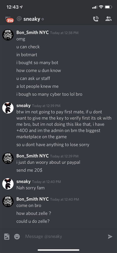 Sneaky On Twitter I Have An Impersonator In Discord Same Name As