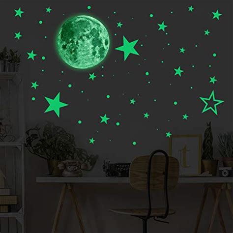 Stks Realistische D Glow In The Dark Stickers Plafond Stickers