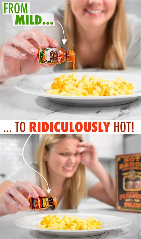 Hot Sauce Challenge Pack Bottles Of Hot Sauce Arranged By Heat