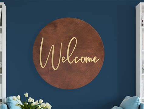 Wooden Welcome Sign Personalized Wooden Sign Custom Welcome - Etsy