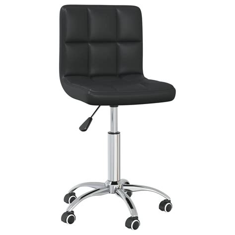 Buy Vidaxl Swivel Dining Chair Black Faux Leather Online In Uae Sharaf Dg