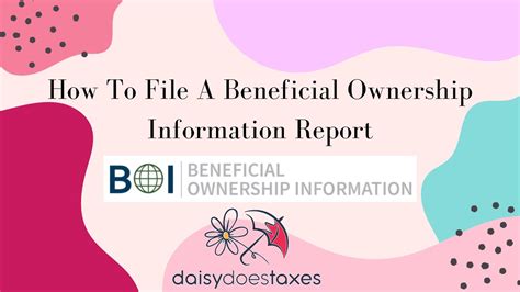 How To File A Beneficial Ownership Information Boi Report A Step By