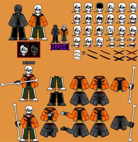 Pixilart K Aus Swap Papyrus V2 By Epic Artist