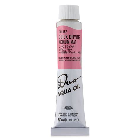 Holbein Duo Aqua Oil Quick Drying Medium Paste Matte 50 Ml Tube