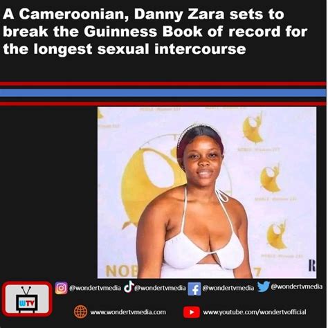 25 Year Old Woman Sets To Break Guinness Book Of Record For Longest Sex