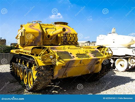 Us M Self Propelled Gun Captured By Idf Latrun Israel Editorial