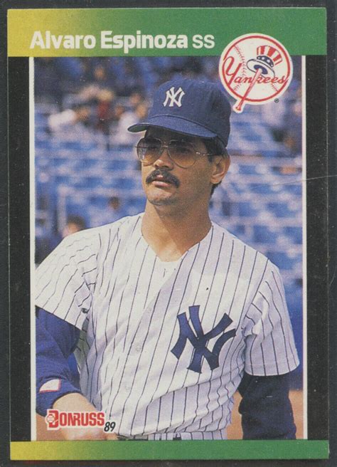 Donruss Baseball S Best Alvaro Espinoza New York Yankees Ebay