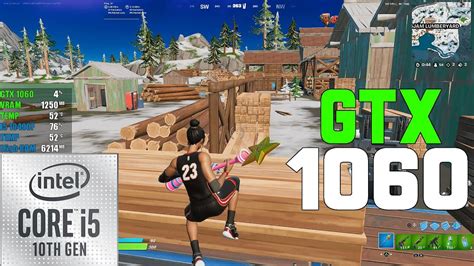 Fortnite Chapter 3 GTX 1060 I5 10400F Performance Mode 1080p