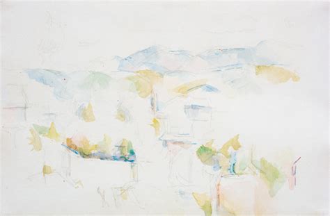 Mountains Near Aix En Provence Paul Paul Cézanne