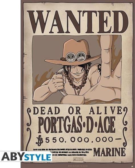 One Piece Ace Wanted Poster