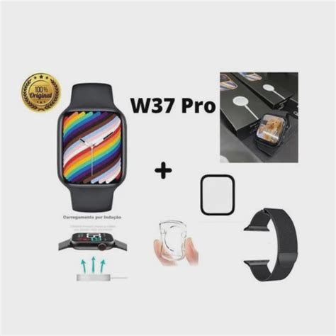 Lan Amento Smartwatch Iwo W Pro Original S Rie Pulseira Metalica