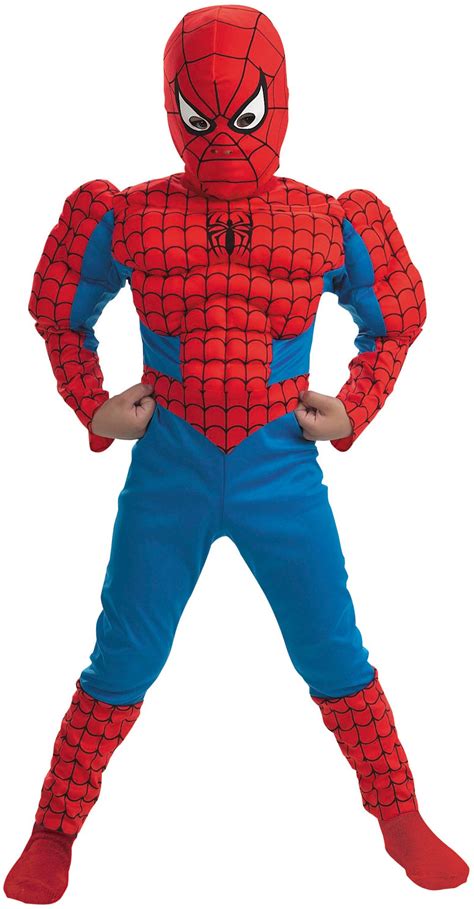 Disfraz de Spiderman musculoso para niño