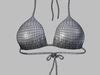 D Model Bikini Low Poly Woman VR AR Low Poly CGTrader