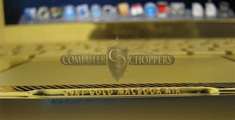 24kt Gold Macbook Air Unveiled By Computer Choppers Luxurylaunches