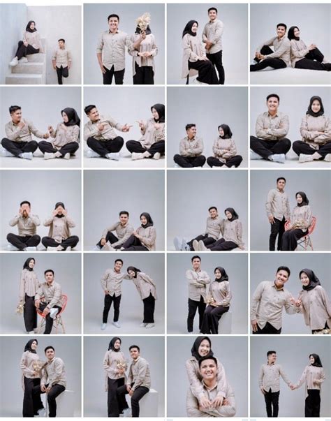 Ide Foto Pasangan Ide Foto Studio Prewedding Tema Casual Di