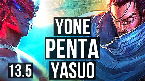 Yone Vs Yasuo Mid Penta 23 1 5 Legendary 8 Solo Kills 68