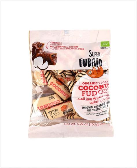 Super Fudgio Organic And Vegan Coconut Fudges Gm