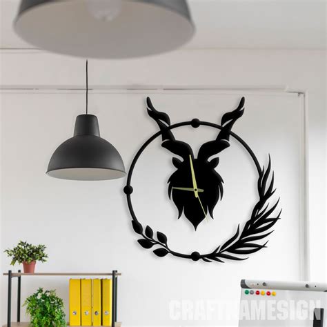 Markhor Wall Clock Wall Clock Unique For Home Decor And Wall Arts