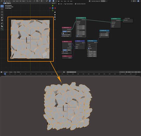 Cell Fracture Using Controller And Geometry Nodes Particles And