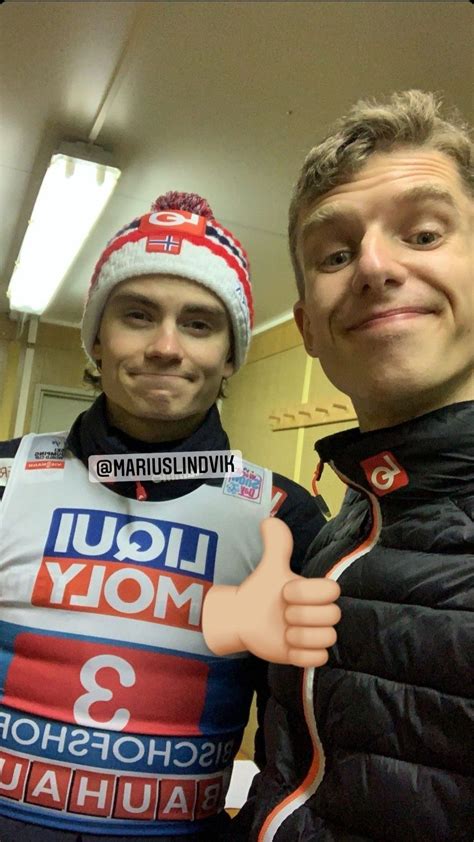 Marius Lindvik And Halvor Egner Granerud Ski Jumping Skiing Sport