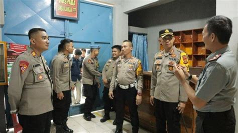 Kapolres Pesibar Polda Lampung Cek TPS Dalam Rutan Kelas II B Krui