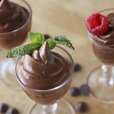 Dark Chocolate Raspberry Mousse Delights Very Best Baking