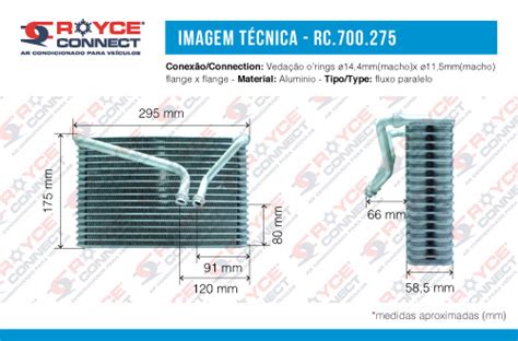 Evaporador Fiat Linea Punto Fluxo Paralelo Oem