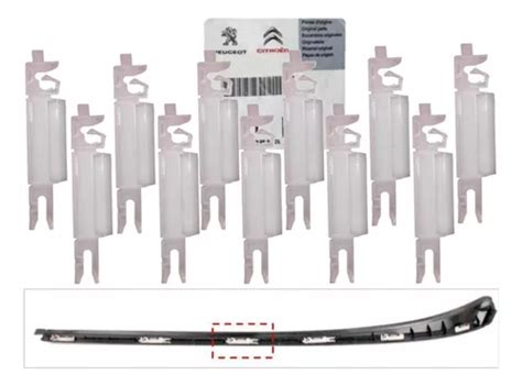 Presilhas Grampos Pestana Vidro Calha Parabrisa E