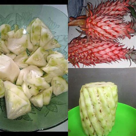 Jual Nanas Merah Nanas Hutan Segar 1 Kg Shopee Indonesia