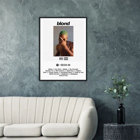 Blonde Album Frank Ocean Poster