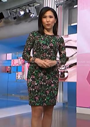 WornOnTV Vickys Floral Print Long Sleeve Dress On NBC News Daily