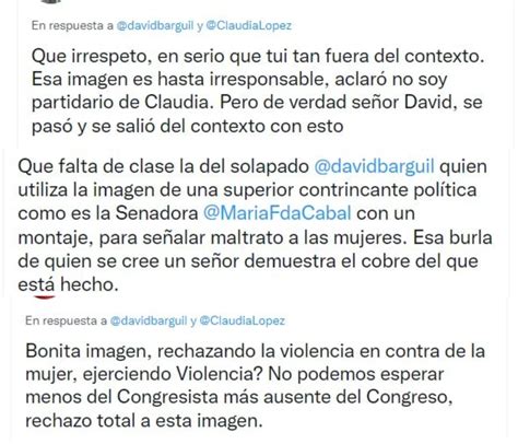 Rechazo A Campaña De David Barguil Por Usar Fotos De Mujeres De La Política Con Golpes En Su